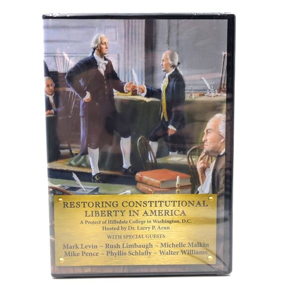 Restoring Constitutional Liberty in America Sealed DVD Mark Levin Rush Limbaugh - Picture 1 of 2